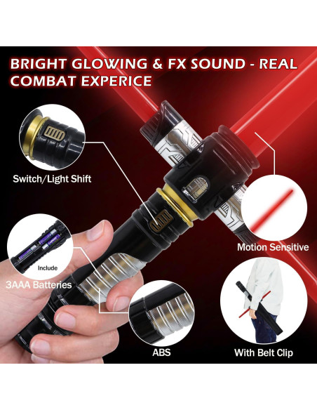 Sable Iluminado Anndofy para Niños con Sonido FX Sable Iluminado Anndofy para Niños con Sonido FX