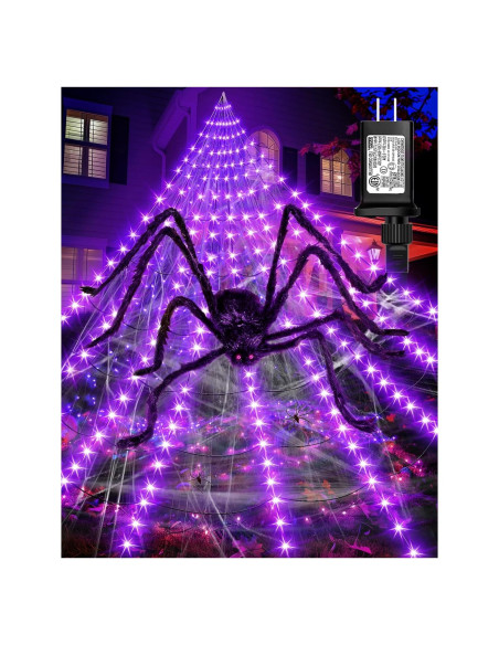Luces de Telaraña Halloween Changzhou 5m 252LED 8 Modos Luces de Telaraña Halloween Changzhou 5m 252LED 8 Modos