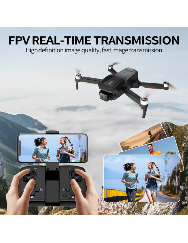 Drone LYOOGO S50 1080P HD con 2 Baterías y Volteretas 360
