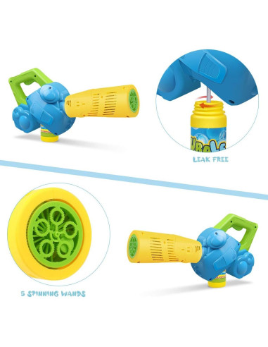 Soplador de Burbujas Duckura para Niños 1-3 Años