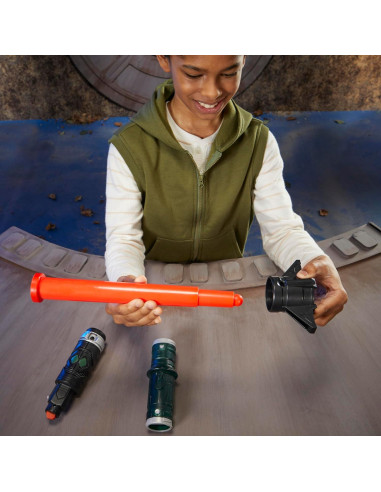 Sable de Luz Forja Kyber Baylan Skoll Naranja Hasbro