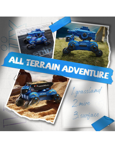 Coche RC Veeniix Acrobático 360 con Disparo y Carga