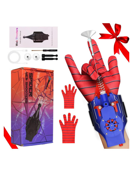 Lanzador de Telaraña AQEWK Azul 2.44m para Niños Lanzador de Telaraña AQEWK Azul 2.44m para Niños