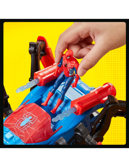 Juego de coches Spider-Man Hasbro con figura y explosión Juego de coches Spider-Man Hasbro con figura y explosión