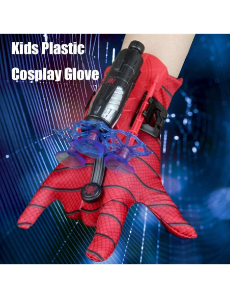 Guantes de Araña Dravf para Niños con Lanzador y Dardos Guantes de Araña Dravf para Niños con Lanzador y Dardos