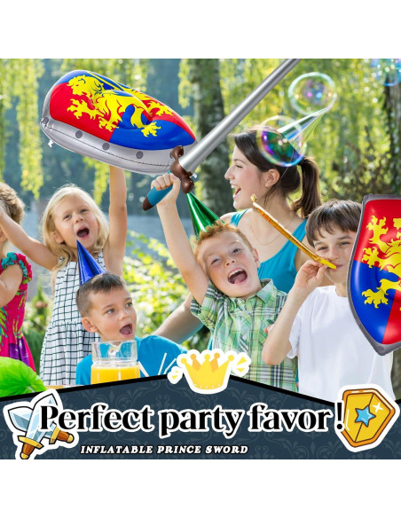 Conjunto de Fiesta Caballero Inflable 12 Pcs Poen Conjunto de Fiesta Caballero Inflable 12 Pcs Poen