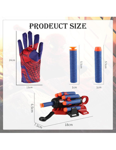 Guantes Lanzador de Red ZLM para Niños - Juguete Educativo