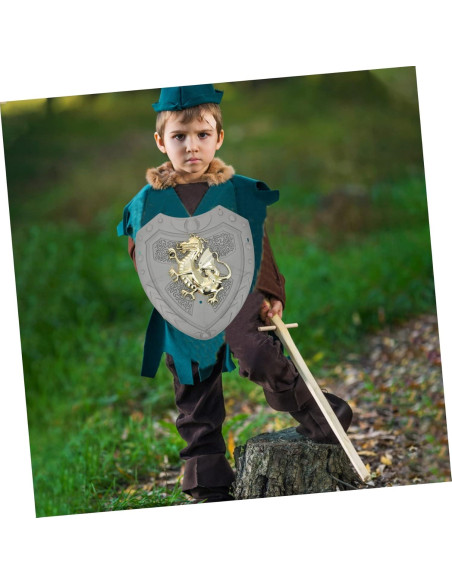 Escudo Medieval Toyvian para Niños 28x24 cm ABS Escudo Medieval Toyvian para Niños 28x24 cm ABS