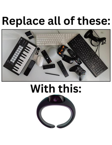 Teclado TapXR - Controlador VR/AR/MR - Personalizable