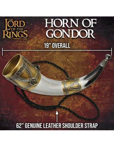 Cuerno de Gondor United Cutlery - Réplica LOTR 48.58 cm