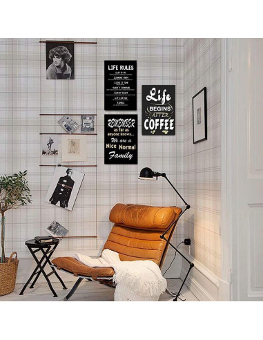 Cartel de Estaño Retro AAROENLYS 30x20 cm Decoración Pared