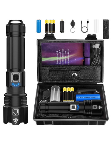 Linterna Recargable Victoper P70 20000 Lúmenes 5 Modos