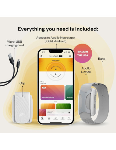 Apollo Neuro Wearable Rosa - Mejora Sueño y Alivio Estrés