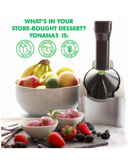 Yonanas Máquina de Helado Suave 0.5L Vegana Plata Yonanas Máquina de Helado Suave 0.5L Vegana Plata