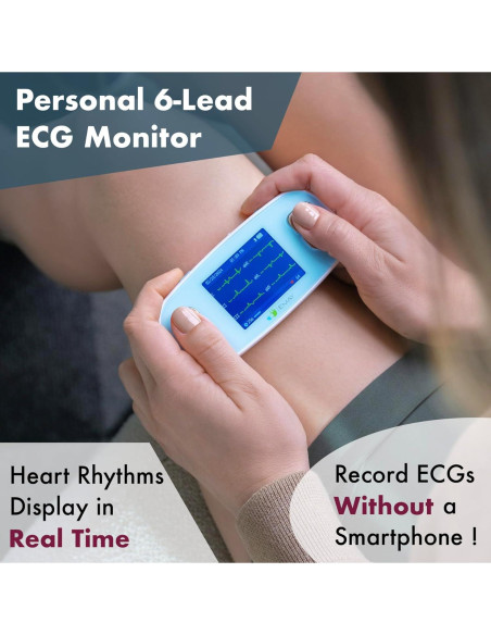 Monitor ECG Portátil EMAY 6 Canales Bluetooth y USB Monitor ECG Portátil EMAY 6 Canales Bluetooth y USB
