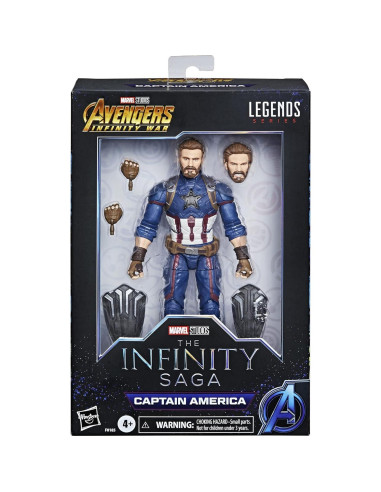 Figura de Acción Capitán América 15 cm Marvel Hasbro