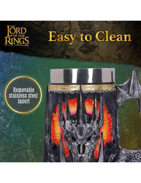 Tanque de Cerveza Nemesis Now Sauron 15.5cm Resina Pintada Tanque de Cerveza Nemesis Now Sauron 15.5cm Resina Pintada