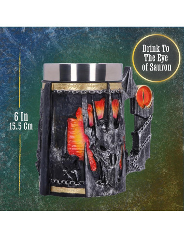 Tanque de Cerveza Nemesis Now Sauron 15.5cm Resina Pintada