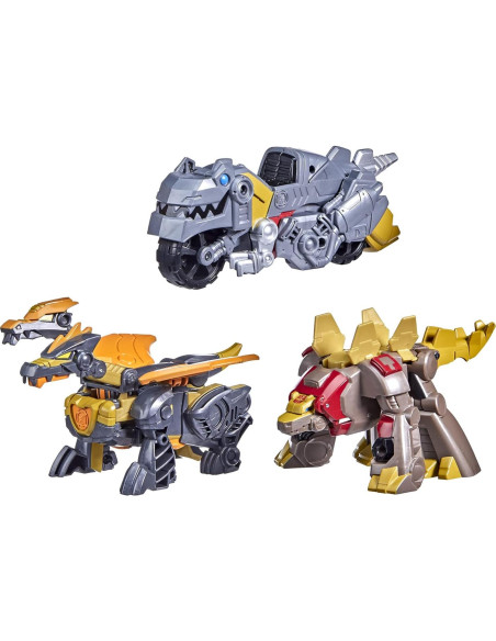 Transformers Aventuras Dinobot Grimlock, Snarl y Predaking Transformers Aventuras Dinobot Grimlock, Snarl y Predaking
