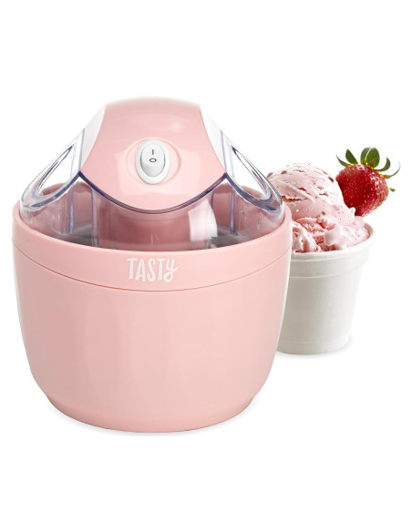 Mini Máquina de Helados Tasty Rosa 1,57 kg Compacta Mini Máquina de Helados Tasty Rosa 1,57 kg Compacta