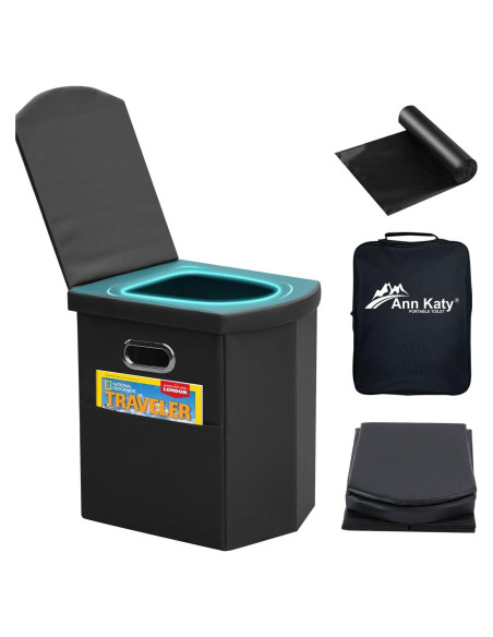 Inodoro Portátil Ann Katy XL Plegable para Camping Inodoro Portátil Ann Katy XL Plegable para Camping