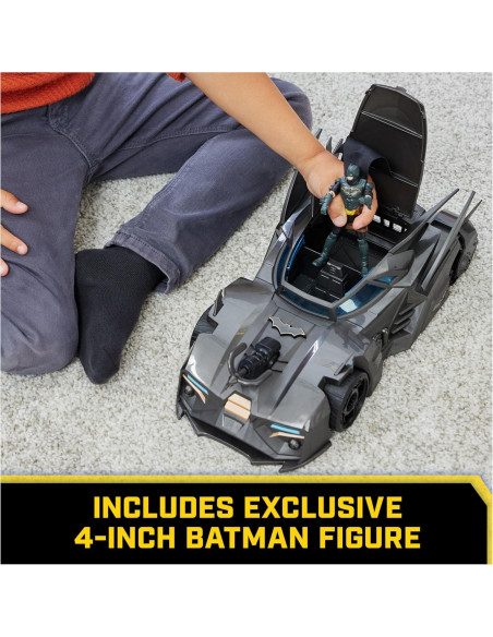 Juego Batmóvil Crusader Spin Master con figura de Batman 10 cm Juego Batmóvil Crusader Spin Master con figura de Batman 10 cm