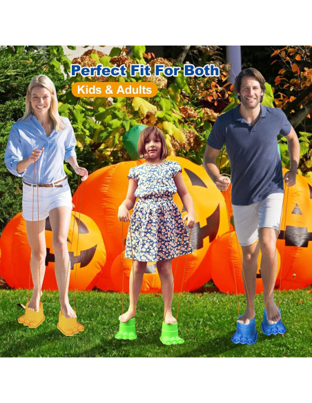 Zancos de Equilibrio IROO para Niños, 4 Pares Coloridos Zancos de Equilibrio IROO para Niños, 4 Pares Coloridos