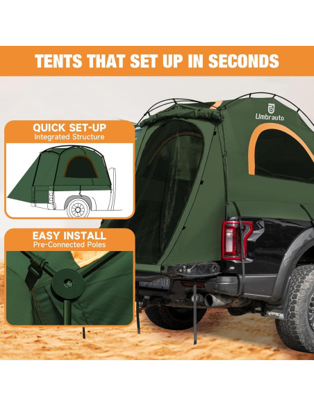 Tienda para Cama de Camioneta Umbrauto PKT40X 2 Personas Tienda para Cama de Camioneta Umbrauto PKT40X 2 Personas