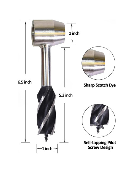 Llave de Taladro Manual BOUNHOHE para Camping y Bushcraft Llave de Taladro Manual BOUNHOHE para Camping y Bushcraft