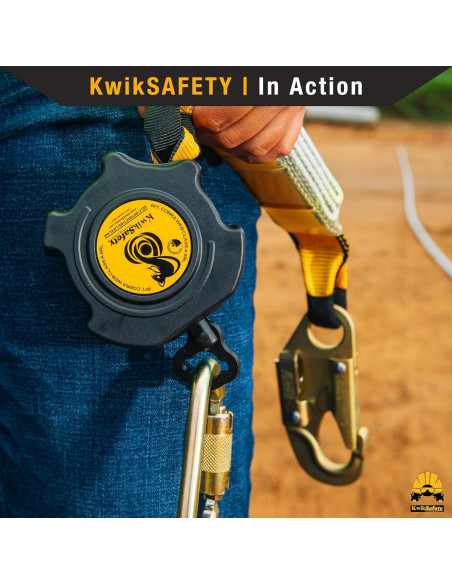 KwikSafety Cobra 3,05m Línea de Vida Retráctil con Amortiguador KwikSafety Cobra 3,05m Línea de Vida Retráctil con Amortiguador