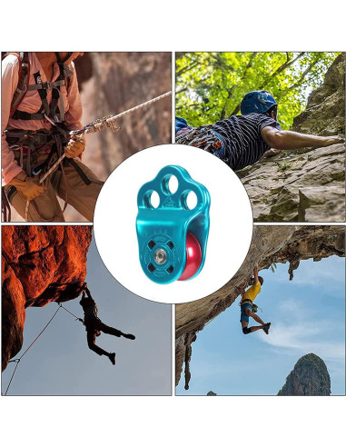 Polea de Escalada JOTOUCH 30KN Aluminio 14mm Compacta