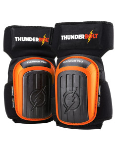 Rodilleras Thunderbolt Platino Pro Gel Doble 2025