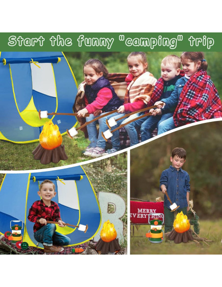 MITCIEN Set de Camping para Niños 1.57 kg con Fogata MITCIEN Set de Camping para Niños 1.57 kg con Fogata