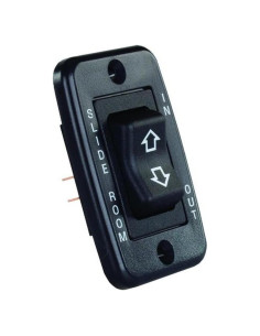 Interruptor Deslizante JR Products 12355 Negro 20A 12V