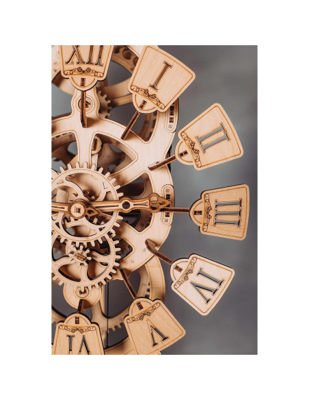 Reloj de Péndulo de Madera Wood Trick - Rompecabezas 3D Reloj de Péndulo de Madera Wood Trick - Rompecabezas 3D