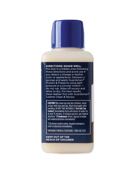 Protector y Conservador de Cuero Guardsman 248ml - Limpiador para Muebles y Autos Protector y Conservador de Cuero Guardsman 248ml - Limpiador para Muebles y Autos
