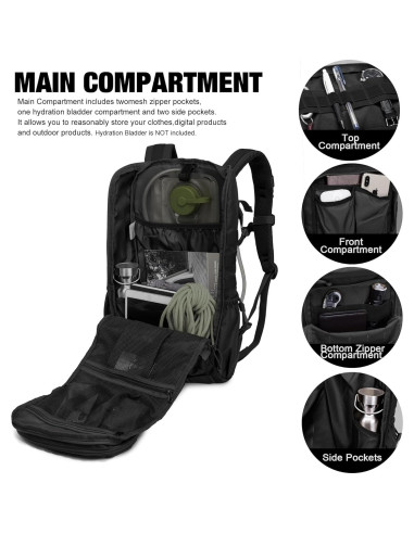 Mochila Táctica Mardingtop 28L para Senderismo y Camping
