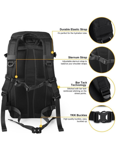 Mochila Táctica Mardingtop 28L para Senderismo y Camping
