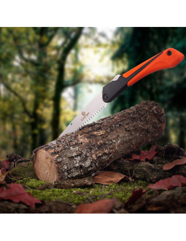 Sierra Plegable Coher 20 cm Cuchilla Acero SK-5 Ergonómica
