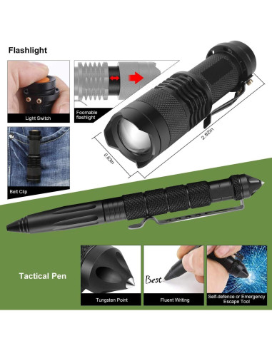 Kit de Supervivencia 22 en 1 Verifygear para Emergencias