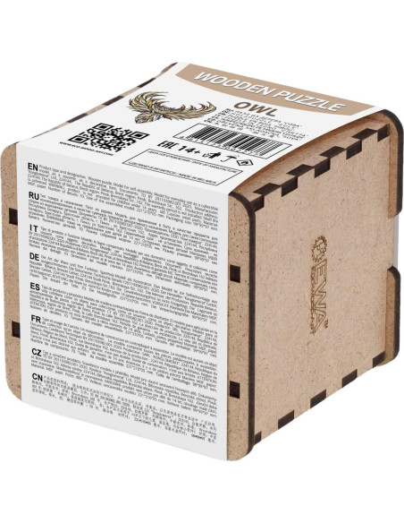 Rompecabezas de Madera EWA OWL S 70 Piezas Decorativo Rompecabezas de Madera EWA OWL S 70 Piezas Decorativo