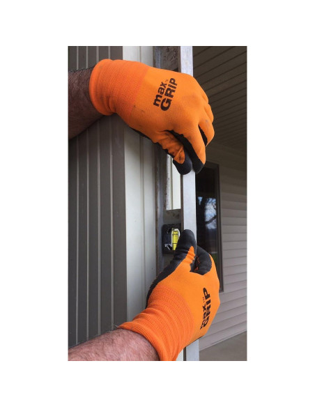 Guantes de Trabajo MidWest Max Grip Naranja Paquete de 3 Guantes de Trabajo MidWest Max Grip Naranja Paquete de 3