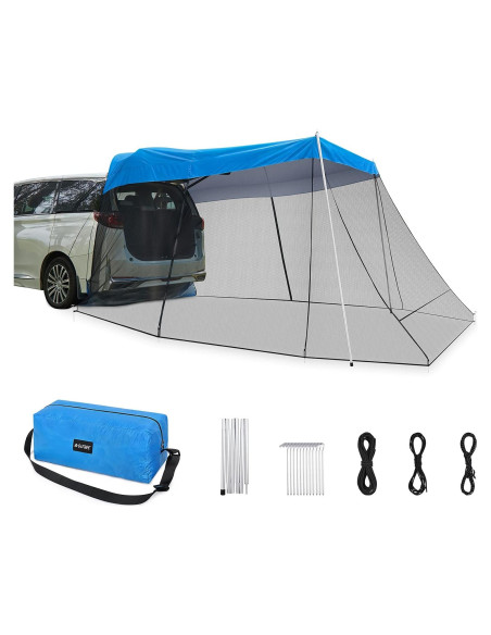 Toldo Portátil G4Free para SUV con Mosquitera Azul Toldo Portátil G4Free para SUV con Mosquitera Azul