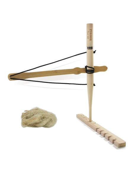 Kit de Inicio de Fuego PSKOOK con Taladro de Arco, Madera Kit de Inicio de Fuego PSKOOK con Taladro de Arco, Madera