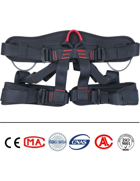Arnés de Escalada X XBEN, Medio Cuerpo Ajustable Rojo Arnés de Escalada X XBEN, Medio Cuerpo Ajustable Rojo