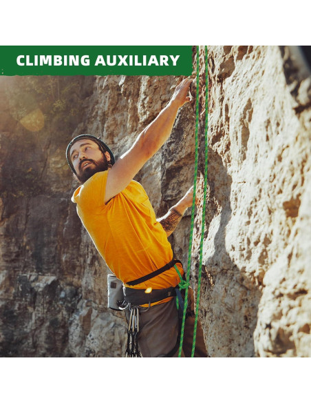 Cuerda de Escalada Lopevex 150 m Verde Trenzada de Poliéster Cuerda de Escalada Lopevex 150 m Verde Trenzada de Poliéster