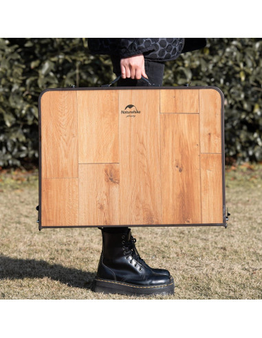 Mesa Plegable de Camping Naturehike LY-LW, Grande, Madera