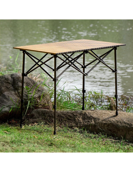 Mesa de Camping Plegable Pollilar HM-RUTABLE-Y 4 Personas Mesa de Camping Plegable Pollilar HM-RUTABLE-Y 4 Personas