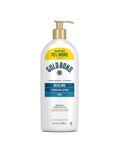 Loción Hidratante Gold Bond con Aloe 24 oz Hidrata y Sana