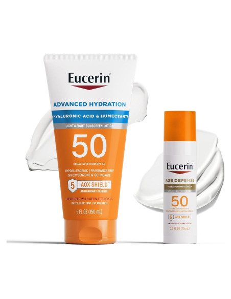 Protector Solar Eucerin SPF 50 + Hidratación Ácido Hialurónico Protector Solar Eucerin SPF 50 + Hidratación Ácido Hialurónico